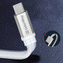 Кабель ColorWay USB-USB Type-C, 0.25м White (CW-CBUC001-WH)