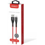 Кабель Intaleo CBRNYT1 USB-USB Type-C 1.2м Red (1283126559464)