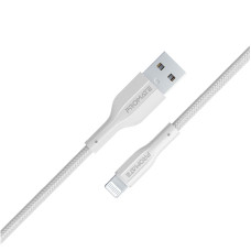 Кабель Promate xCord-Ai200 USB - Lightning (M/M), 2 A, 2 м, White