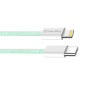 Кабель ColorWay Lightning + USB Type-C (M/M), 3.0 А, 1 м, Green (CW-CBPDCL061-G)