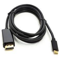 Кабель PowerPlant (CA911844) USB Type-C (Thunderbolt 3)-DisplayPort