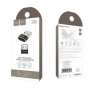 Адаптер Hoco UA6 USB Type-C - USB (F/M), Black (UA6B)