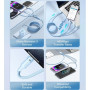 Кабель Vention USB - USB Type-С/microUSB/Lightning (M/M), 60W, 3А, 1.5 m, Black (CTPBG)