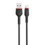 Кабель XO NB-P171 USB - Lightning, (M/M), 2.4A 1 м Black (6920680873647)