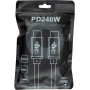 Кабель San Guan USB Type-C - USB Type-C (M/M) PD 240W, 3м, Black (CA914128)