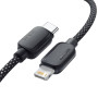 Кабель Essager Breeze USB Type-C - Ligthning (M/M), 20W, 2 м Black (EXCTL-WLA01-P)
