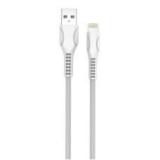 Кабель ColorWay USB-Lightning (line-drawing), 2.4А, 1м, White (CW-CBUL027-WH)
