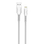 Кабель ColorWay USB-Lightning (line-drawing), 2.4А, 1м, White (CW-CBUL027-WH)