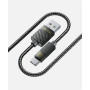 Кабель Luxe Cube Premium USB-USB Type C, 1м, серый (8889996899667)
