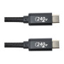 Кабель San Guan USB Type-C - USB Type-C (M/M) PD 240W, 3м, Black (CA914128)