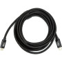 Кабель San Guan USB Type-C - USB Type-C (M/M) PD 240W, 3м, Black (CA914128)