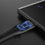Кабель ColorWay USB-MicroUSB, 2.4А, 1м, PVC + Led, Black (CW-CBUM034-BK)