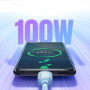 Кабель Essager Breeze USB - USB Type-C (M/M), 100W, 1 м Blue (EXC7A-WL03-P)