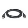 Кабель REAL-EL Pro USB2.0 AM-AF 3M черный