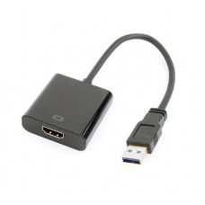 Адаптер Cablexpert (A-USB3-HDMI-02) USB3.0-HDMI, 0.15 м, черный