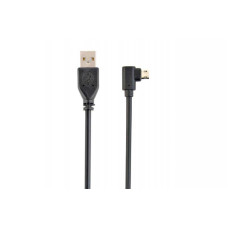 Кабель Cablexpert (CCB-USB2-AMmDM90-6) USB2.0(М) - microUSB(M), черный, 1.8м