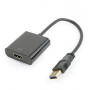 Адаптер Cablexpert (A-USB3-HDMI-02) USB3.0-HDMI, 0.15 м, черный