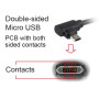 Кабель Cablexpert (CCB-USB2-AMmDM90-6) USB2.0(М) - microUSB(M), черный, 1.8м