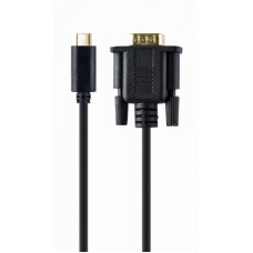 Кабель Cablexpert (A-CM-VGAM-01) Type C - VGA, 2 м, чорний