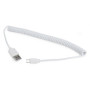 Кабель Cablexpert (CC-mUSB2C-AMBM-6-W) USB 2.0 - Micro B, 1.8м, спиральный, белый