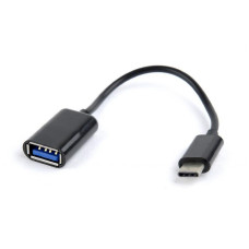 Кабель Cablexpert (AB-OTG-CMAF2-01), USB2.0-USB Type-C, 0.2 м, черный