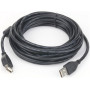 Кабель Cablexpert CCF-USB2-AMAF-6 удлинитель USB 2.0 AM/AF 1,8 м, Ферритовый фильтр