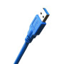 Кабель Extradigital (KBU1626) USB 3.0 AM - Micro USB 3.0, 1.5м, синий