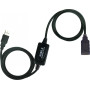 Кабель Viewcon (VV043-25M) активний подовжувач USB, до 25м