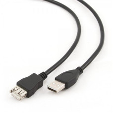 Кабель Cablexpert (CCP-USB2-AMAF-15C) USB2.0(М) - USB2.0(F), Premium, черный, 4.5м