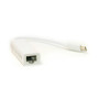 Адаптер PowerPlant (DV00DV4067) USB Type-C-RJ45, 0.12м, White