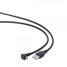 Кабель Cablexpert (CCP-mUSB2-AMBM90-6) USB2.0(М) - microUSB(M) угловой, Premium, черный, 1.8м