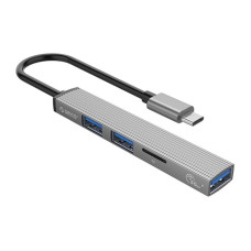 Концентратор USB Type-C Orico AH-12F-GY-BP Grey (CA913541)