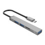Концентратор USB Type-C Orico AH-12F-GY-BP Grey (CA913541)