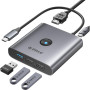 Концентратор USB Type-C Orico FAX3-5P-GY-EP Grey (CA914227)
