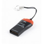 Кардридер USB2.0 Gembird FD2-MSD-3 Black