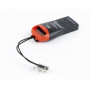 Кардридер USB2.0 Gembird FD2-MSD-3 Black