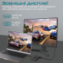 Концентратор USB Type-C Promate MediaHub-C6 6 in 1 Black