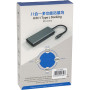 Концентратор USB Type-C PowerPlant CA913497 Grey