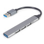 USB-хаб Gembird 4 ports Grey (UHB-U3P1U2P3-02)