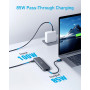 USB-хаб Anker USB-C Hub 332 5-in-1 Black (A8355H11)