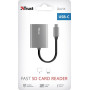 Кардрідер Trust Dalyx Aluminium USB Type-C Grey (24136)