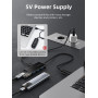 Концентратор Cabletime USB Type C - 4 Port USB 3.0, 0.15 cm (CB03B)
