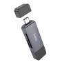 Кардрідер Hoco HB45 Spirit 2-in-1 USB-USB Type-C 3.0 Black (6942007620529)