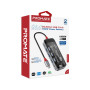 Концентратор USB Type-C Promate TransHub-Go 9 in 1 Grey