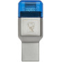 Картридер Kingston MobileLite Duo 3C Dual Interface USB3.1 Type-A and Type-C microSD (FCR-ML3C) Metall Casing