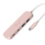 USB-хаб J5create 2 USB-A/2 USB-С Red (JCH342ER-N)