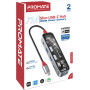 USB-хаб Promate TransHub-Lite USB Type-C Grey