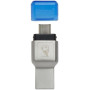 Картридер Kingston MobileLite Duo 3C Dual Interface USB3.1 Type-A and Type-C microSD (FCR-ML3C) Metall Casing