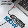 USB-хаб Promate TransHub-Lite USB Type-C Grey
