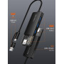 Концентратор Cabletime USB C/A - 4 Port USB 3.0, 5Gbps, 0.15 m (CB05B)